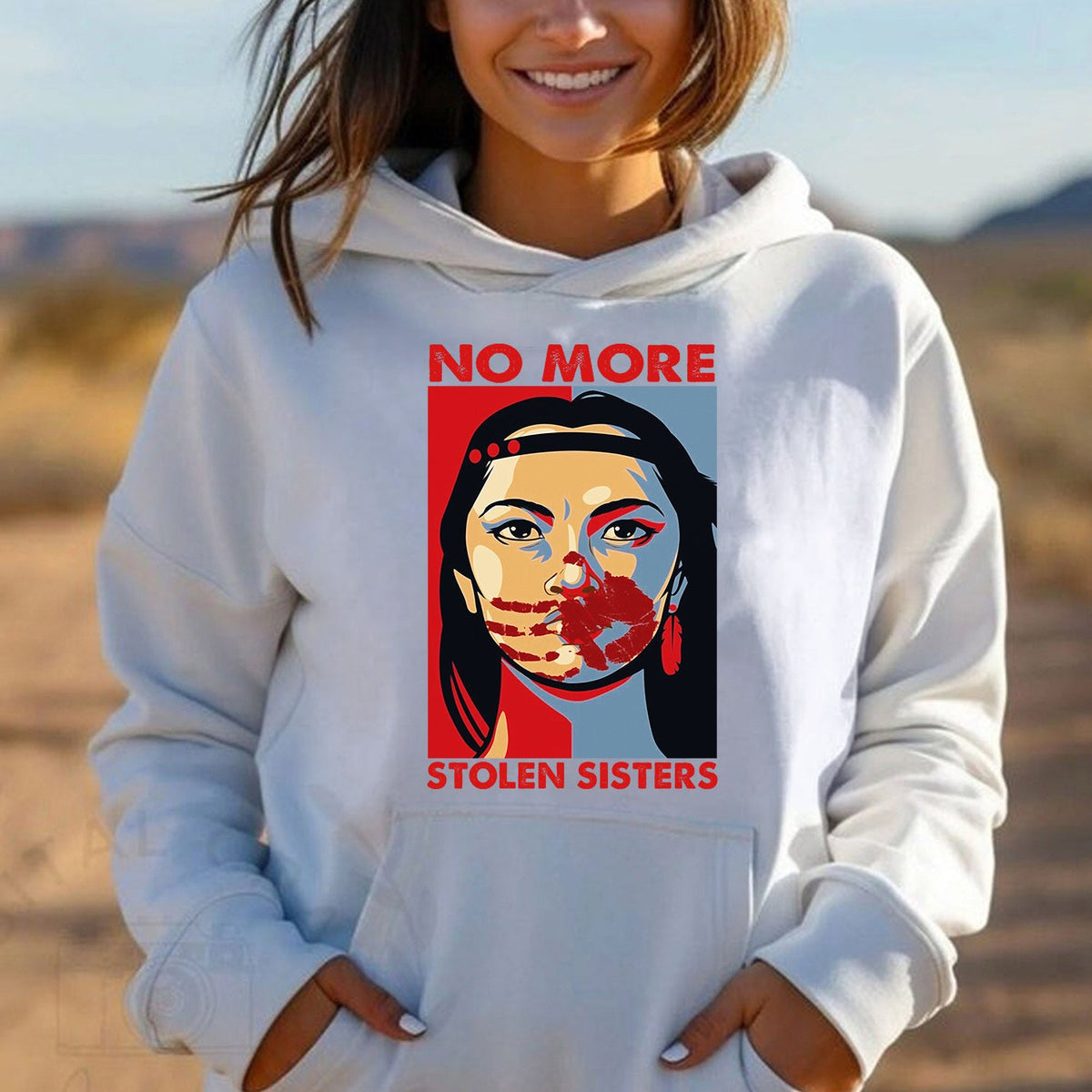 I Wear Red For My Sister Heart, No More Stolen Sisters MMIW Shirts