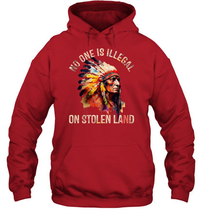 NO ONE IS ILLEGAL ON STOLEN LAND