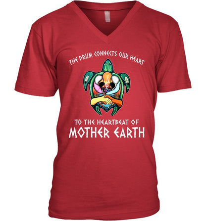 THE DRUM CONNECTS OUR HEART TO THE HEARTBEAT OF MOTHER EARTH