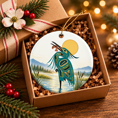 Spirit of the Wetlands Ceramic Ornament