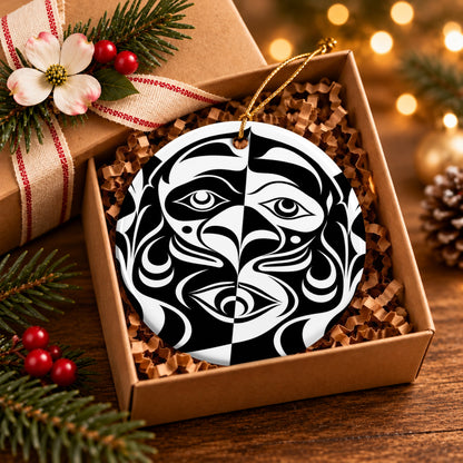 Ancient Totem Vision Ceramic Ornament