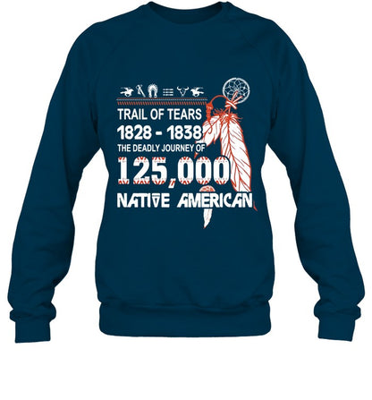 TRAIL OF TEARS 1828-1838 THE DEADLY JOURNEY OF 125,000 NATIVE AMERICAN