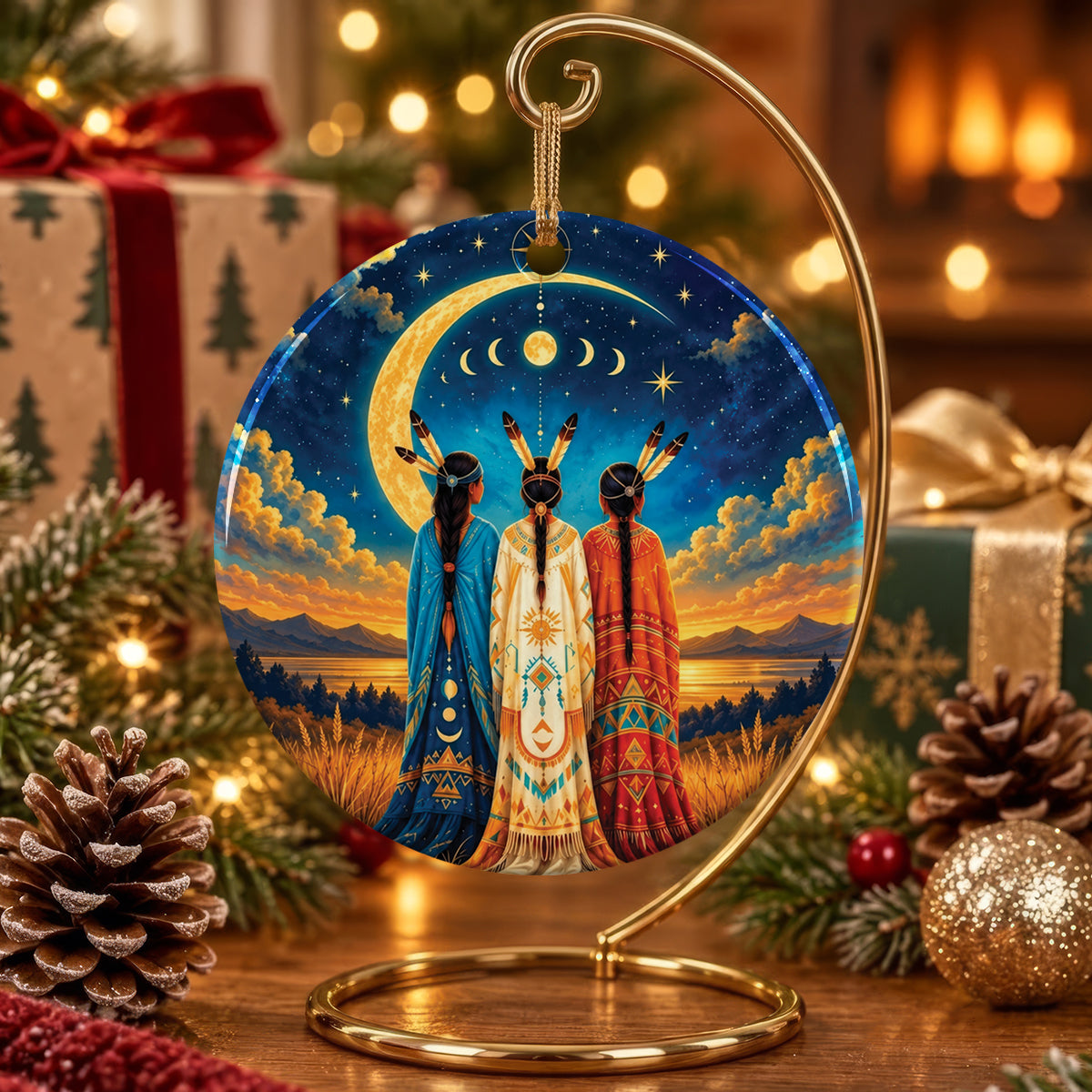 Celestial Ancestors Ceramic Ornament