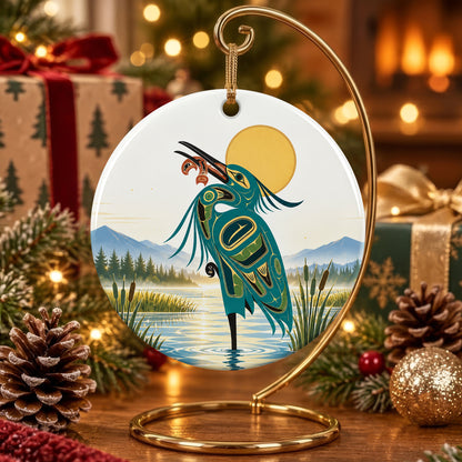 Spirit of the Wetlands Ceramic Ornament