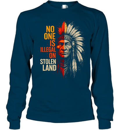 NO ONE IS ILLEGAL ON STOLEN LAND