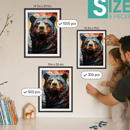 Bear – Wooden Jigsaw Puzzle - CT52789 (300 / 500 / 1000 Pieces)