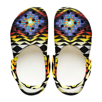 Native Pattern Clog Shoes For Adult and Kid 89193 New