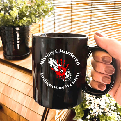 MMIW - Red Hand Ceramic Coffee Mug 227