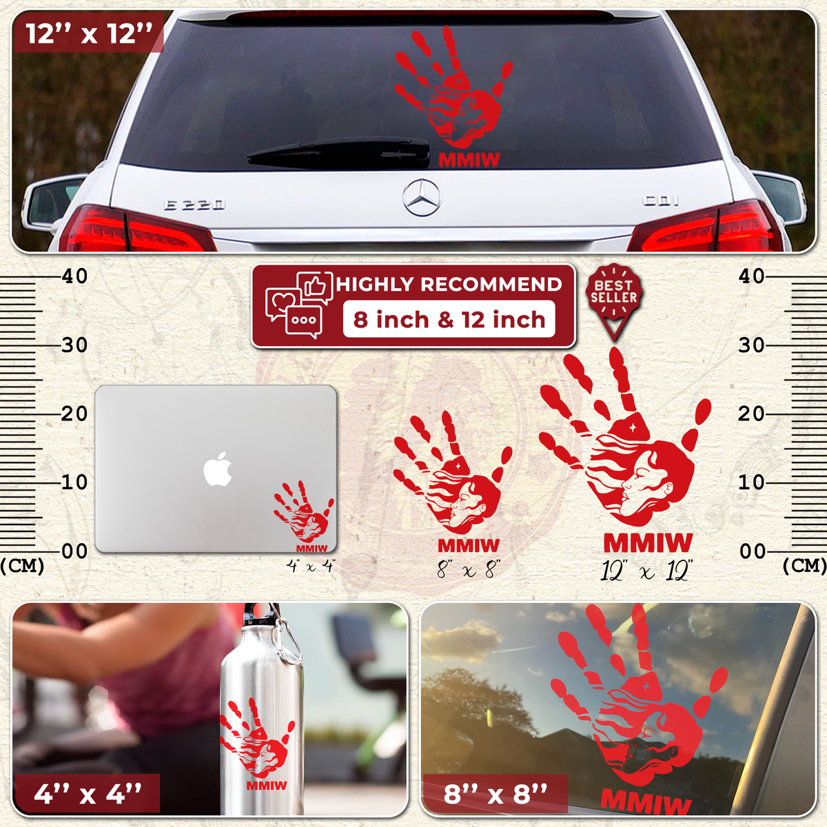 Strong Resilient Indigenous Car Decal
