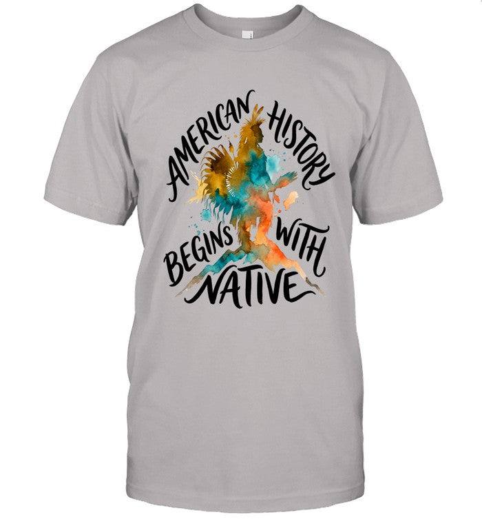 AMERICAN HISTORY BEGINS WITH NATIVE