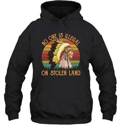 NO ONE IS ILLEGAL ON STOLEN LAND