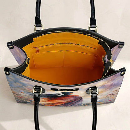 Free Woman Spirit Personalized Leather Bag