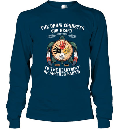 THE DRUM CONNECTS OUR HEART TO THE  HEARTBEAT OF MOTHER EARTH