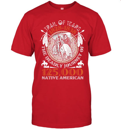 TRAIL OF TEARS 1828-1838 125,000 NATIVE AMERICAN