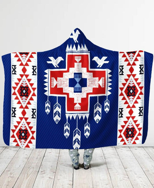 Birds Feather Hooded Blanket NBD