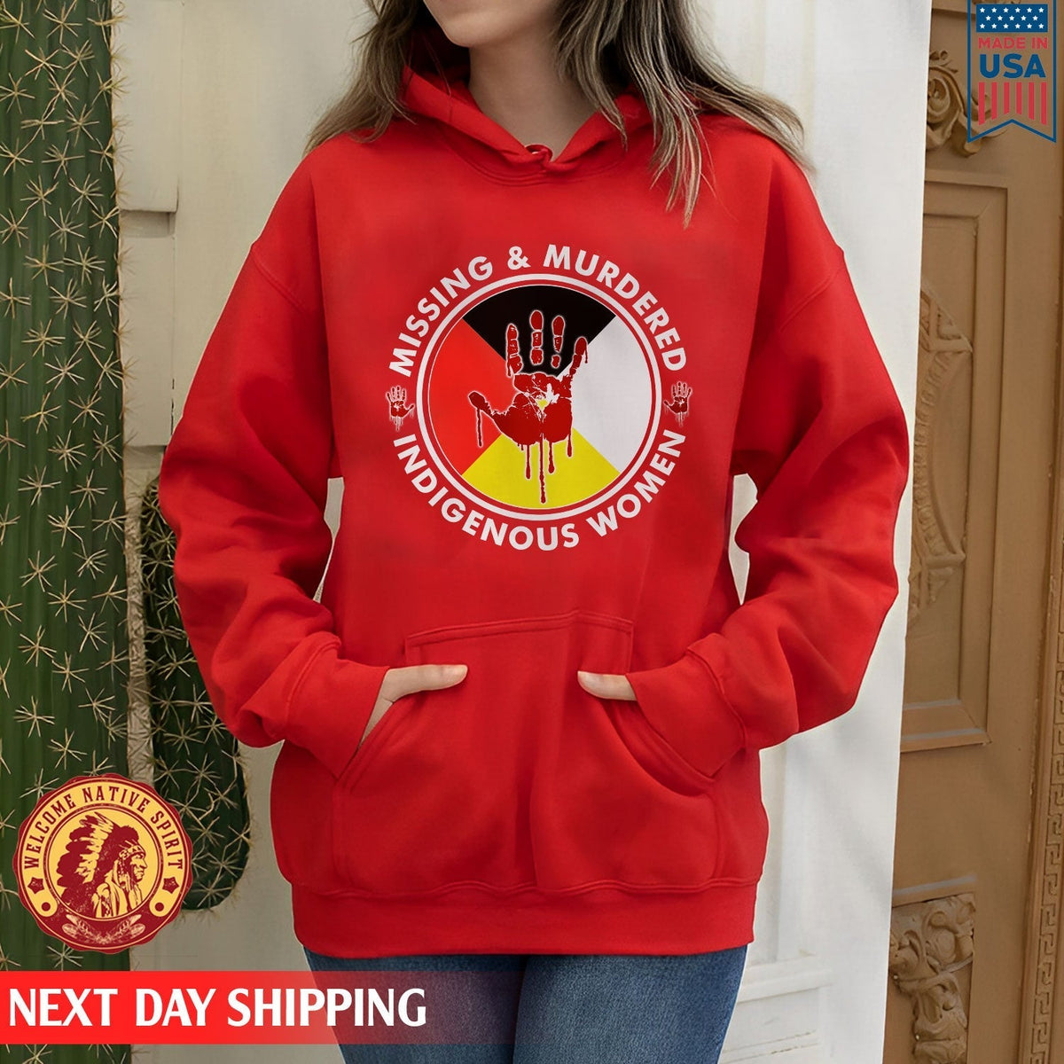 MMIW Gray Hand Circle Four Color Unisex T-Shirt/Hoodie/Sweatshirt