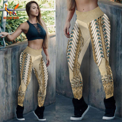 Native Pattern Dream Catcher Leggings NBD