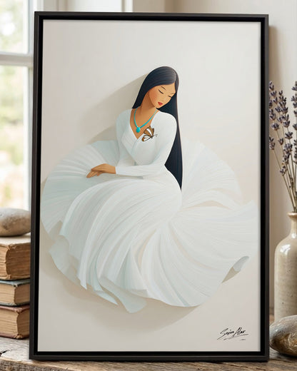 Grace of the Spirit's Embrace Poster - Canvas