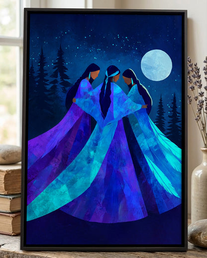 Keepers of the Moonlight Poster - Canvas