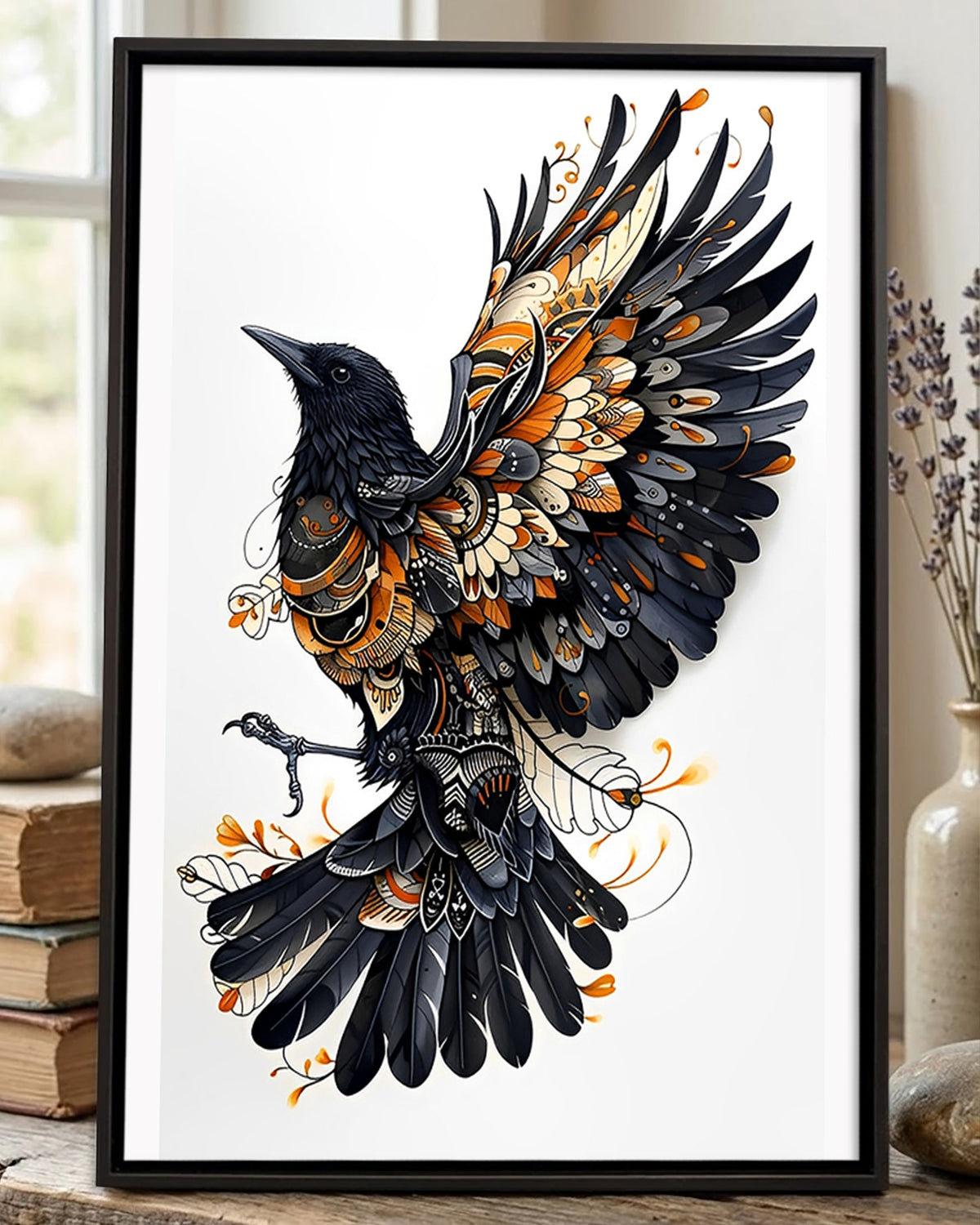 Native Bird Art Poster - Canvas