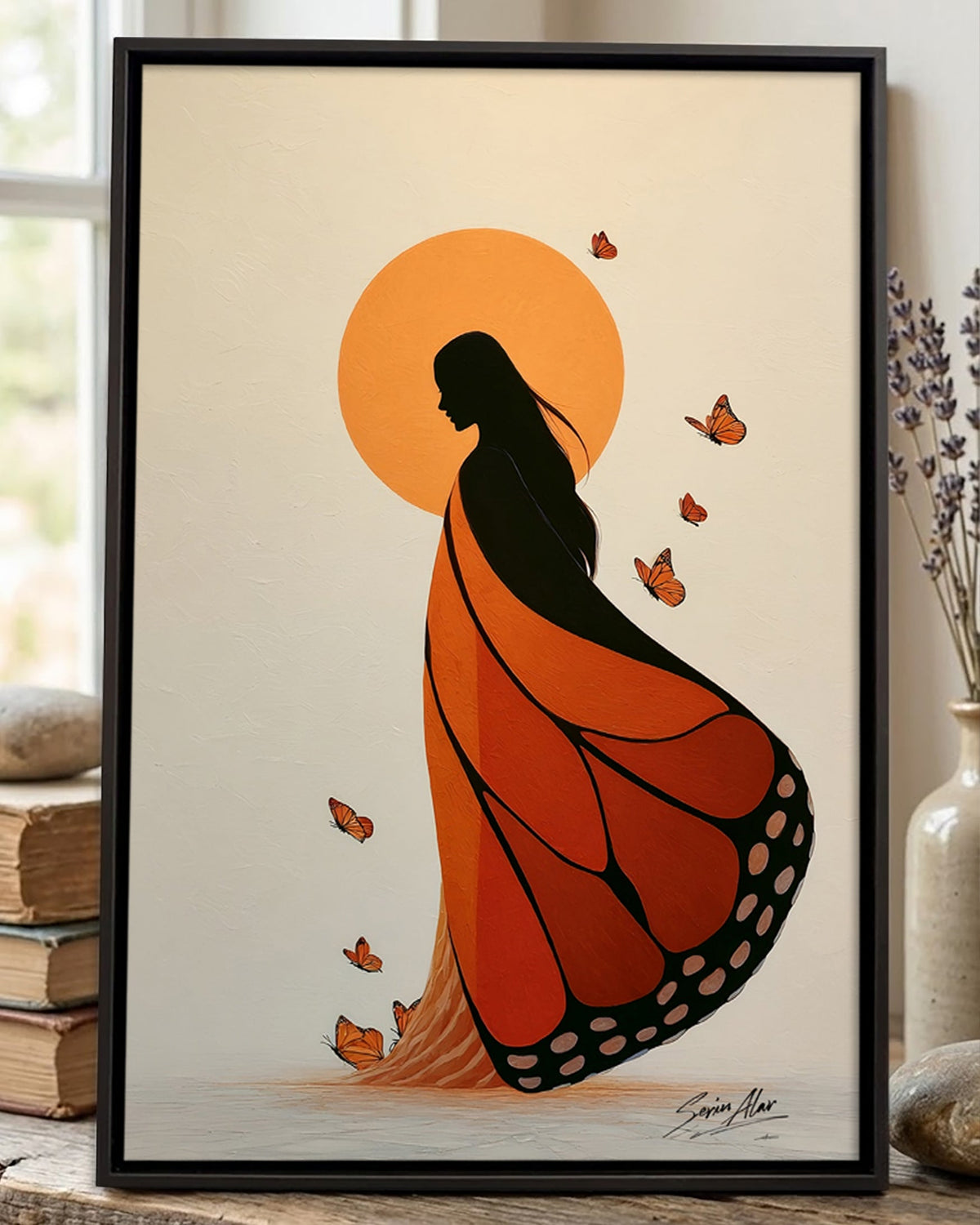 She Who Walks with Wings Poster - Canvas