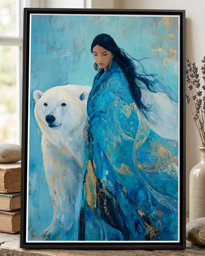 Keeper of the Polar Spirit Poster - Canvas