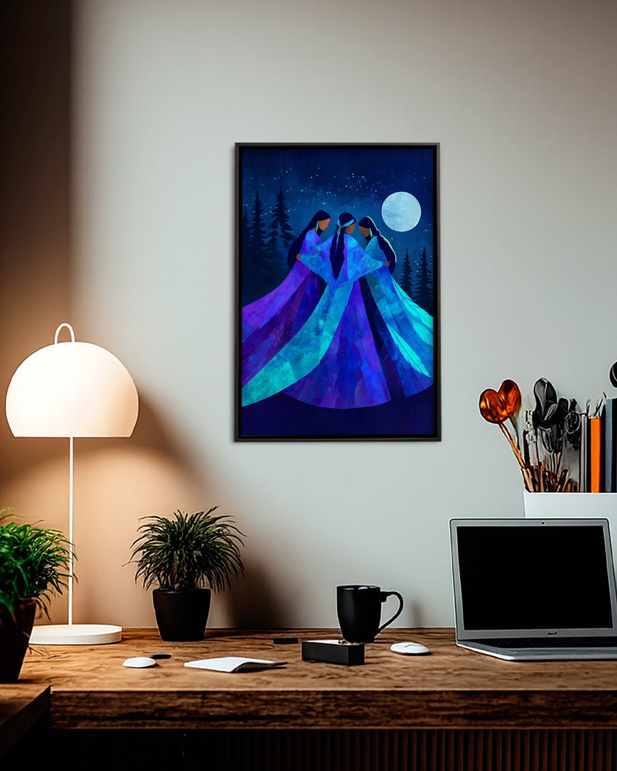 Keepers of the Moonlight Poster - Canvas