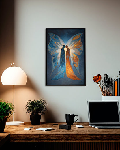 Unity of the Spirit Wings Poster - Canvas