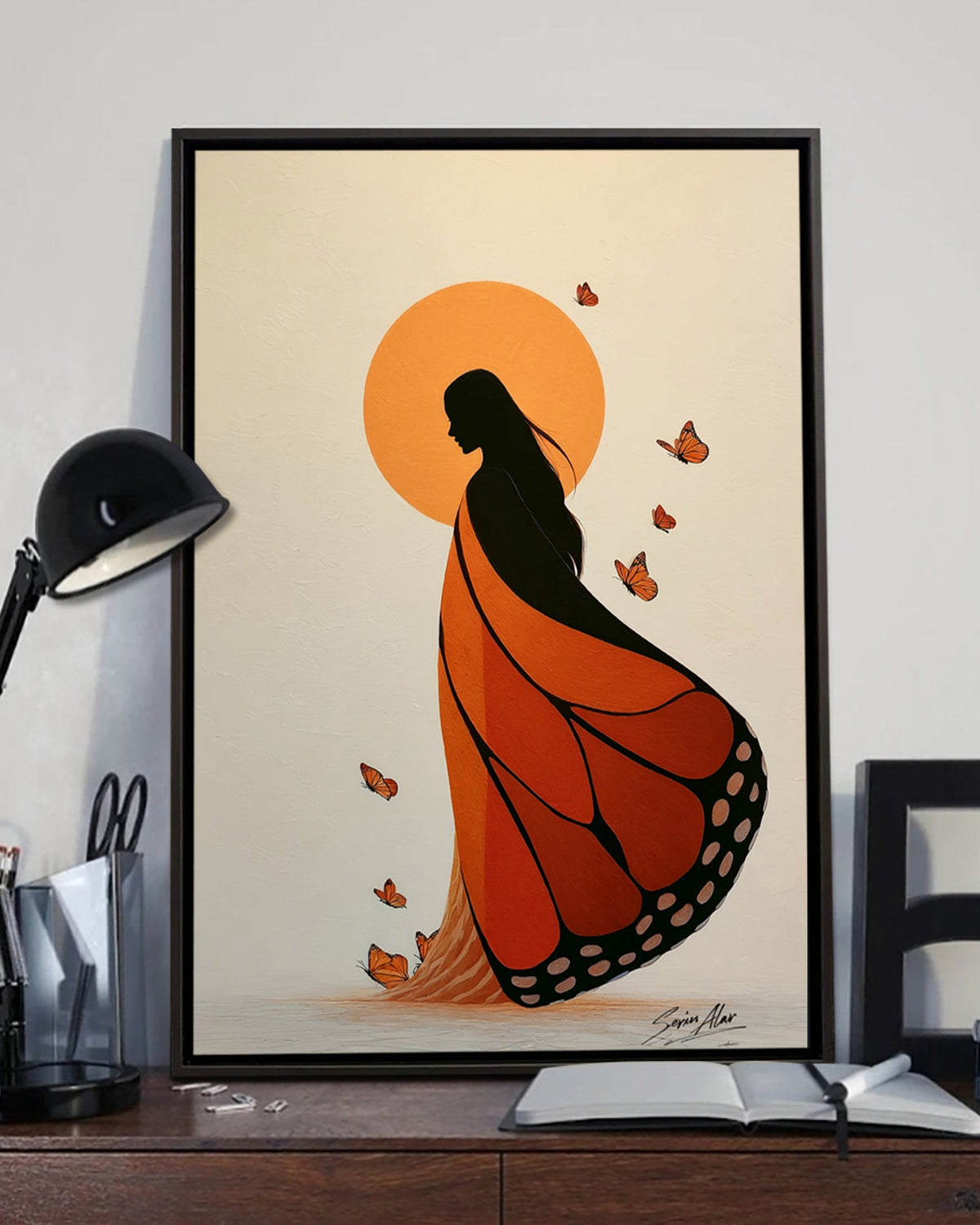 She Who Walks with Wings Poster - Canvas