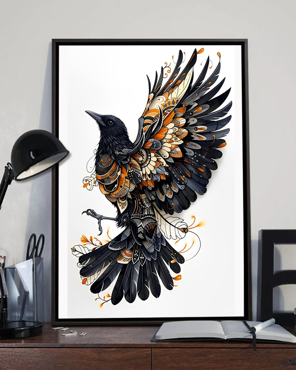 Native Bird Art Poster - Canvas