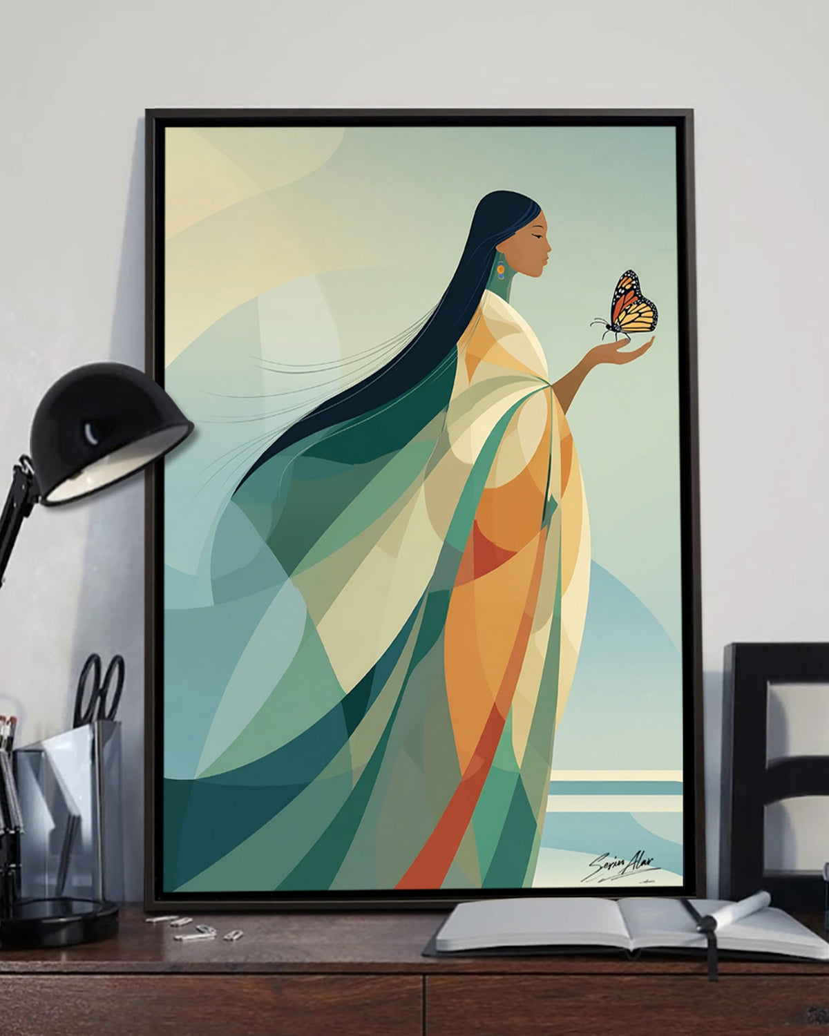 Whisper to the Butterfly Poster - Canvas
