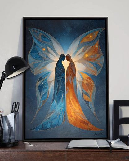 Unity of the Spirit Wings Poster - Canvas