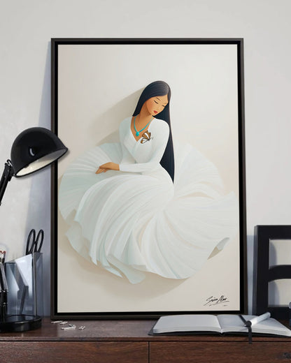 Grace of the Spirit's Embrace Poster - Canvas