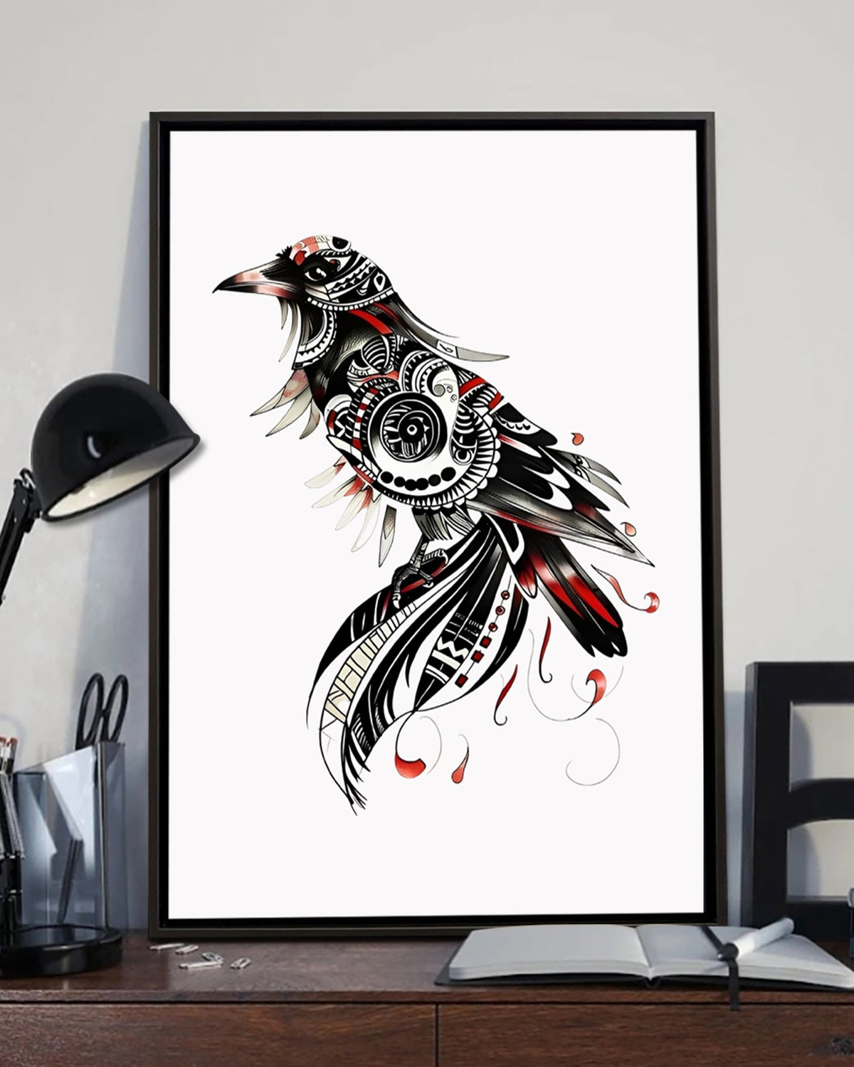 Native Bird Art Poster - Canvas