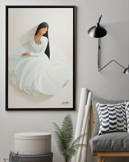 Grace of the Spirit's Embrace Poster - Canvas