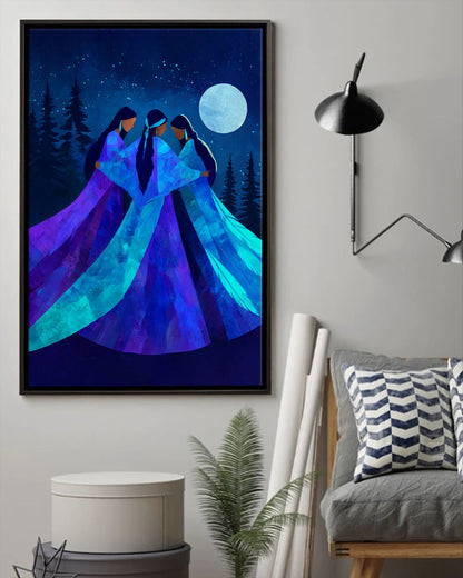 Keepers of the Moonlight Poster - Canvas