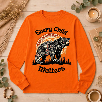 Bear Guardian of the Forest Orange Shirt