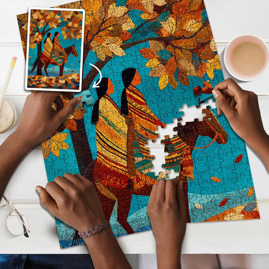 Sisters on Every Road – Wooden Jigsaw Puzzle - CT52789 (300 / 500 / 1000 Pieces)