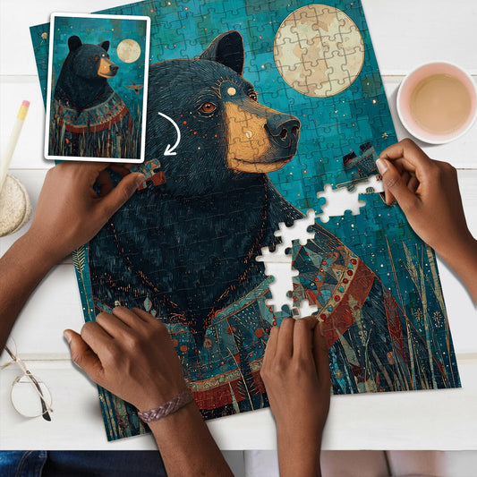 Bear & Humming – Wooden Jigsaw Puzzle - CT52789 (300 / 500 / 1000 Pieces)
