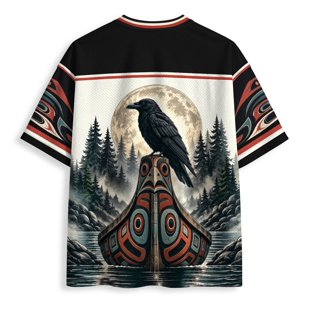 Midnight Raven Mesh Jersey Unisex Shirt