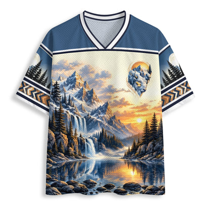 White Buffalo Spirit Mesh Jersey Unisex Shirt