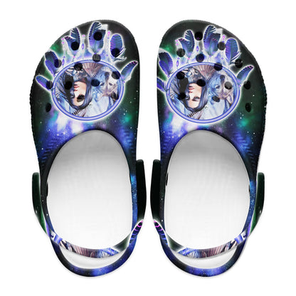 Native Pattern Clog Shoes For Adult and Kid 89107 New