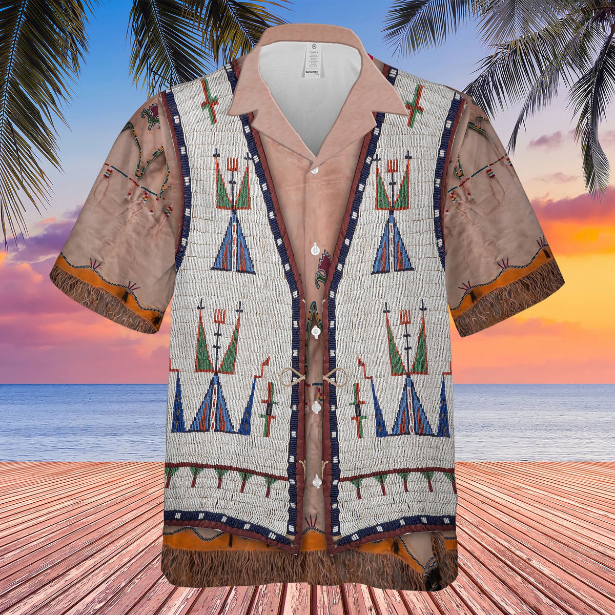 Native Pattern Hawaiian Shirt NBD
