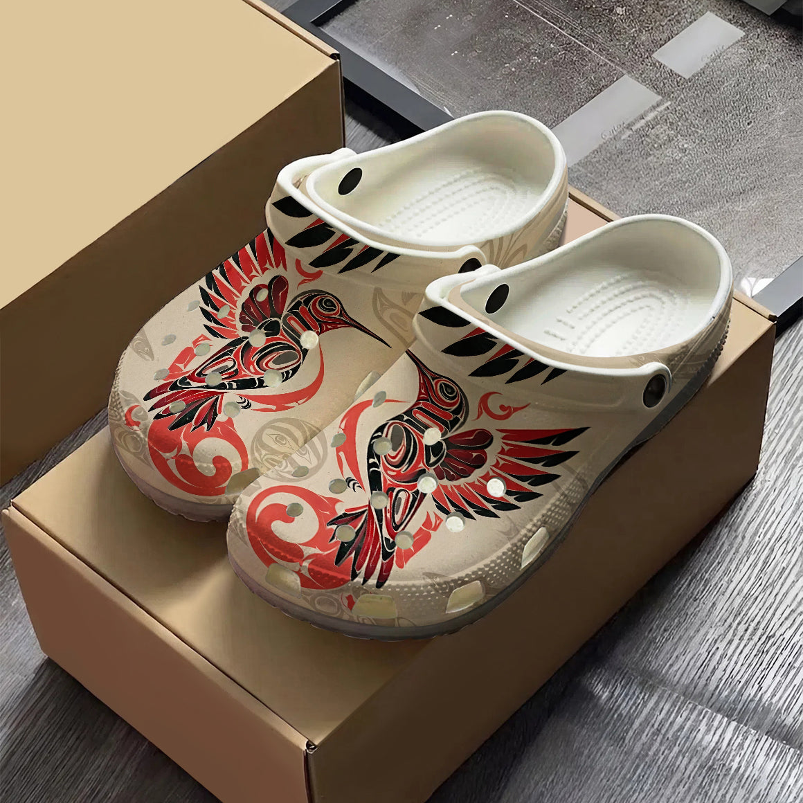 Native Hummingbird Clogs Shoes for Adults & Kids