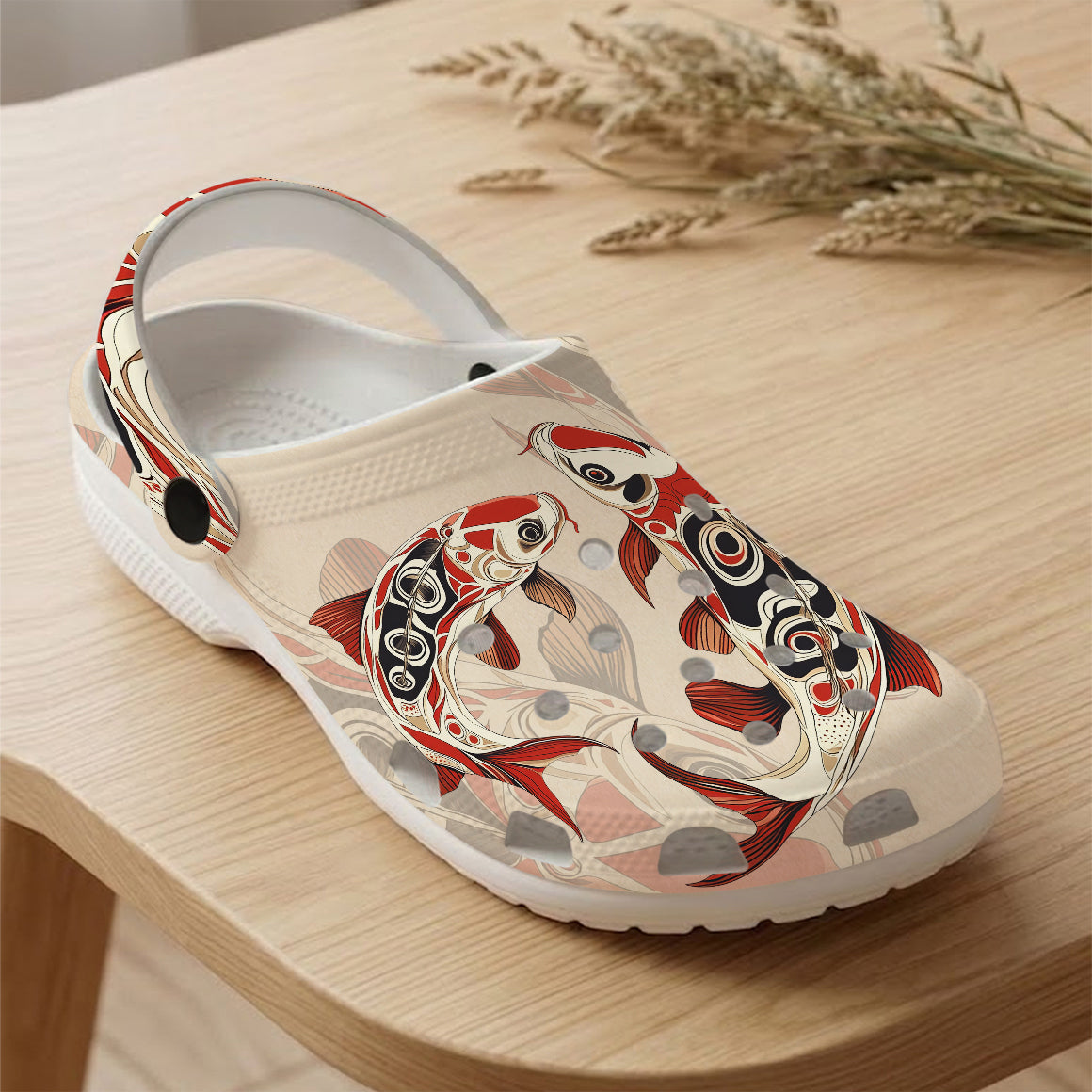 Native Carp Art Clogs Shoes for Adults & Kids