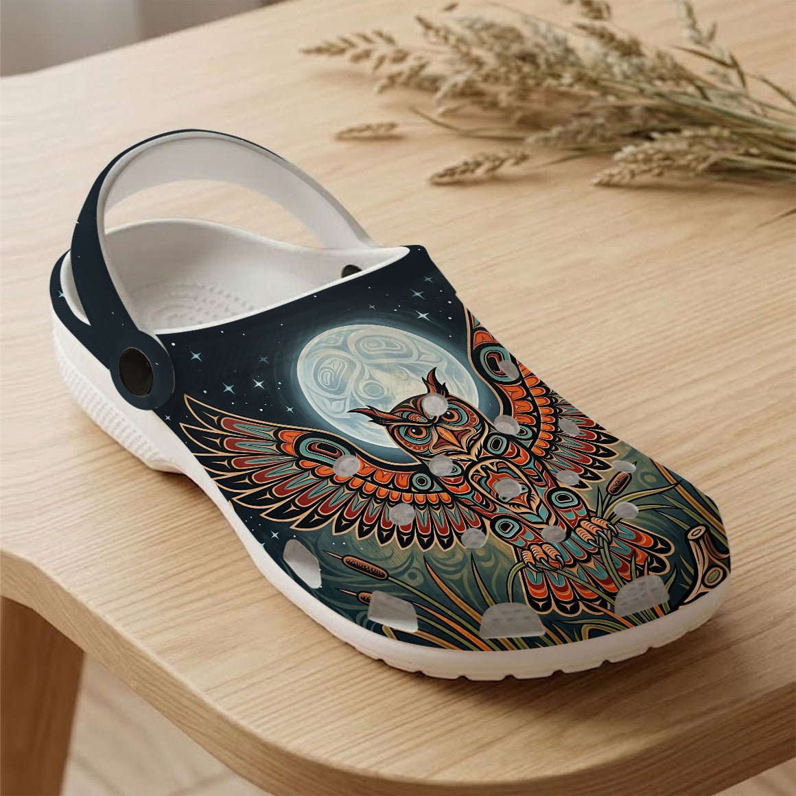 Native Owl Clogs Shoes for Adults & Kids
