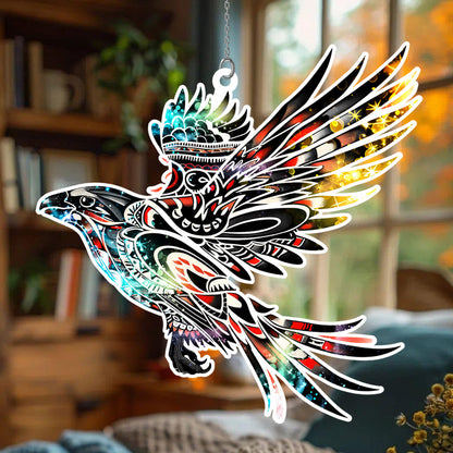 Hawk Hologram Ornament - CT52789