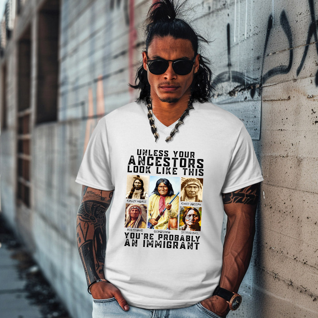 UNLESS YOUR ANCESTORS LOOK LIKE THIS YOU'RE PROBABLY AN IMMIGRANT