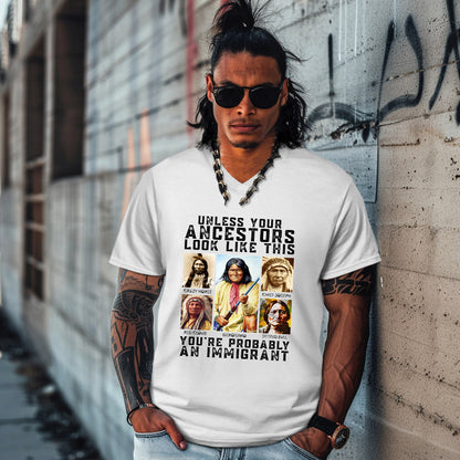 UNLESS YOUR ANCESTORS LOOK LIKE THIS YOU'RE PROBABLY AN IMMIGRANT