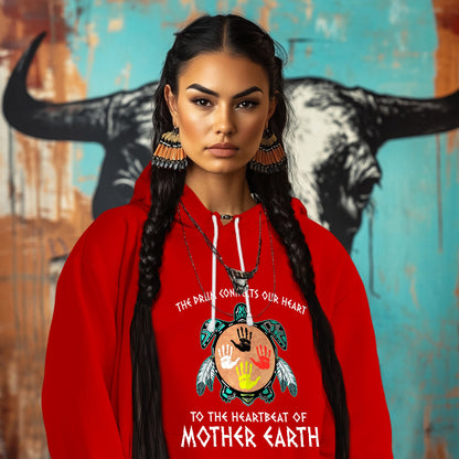 THE DRUM CONNECTS OUR HEART  TO THE HEARTBEAT OF MOTHER EARTH